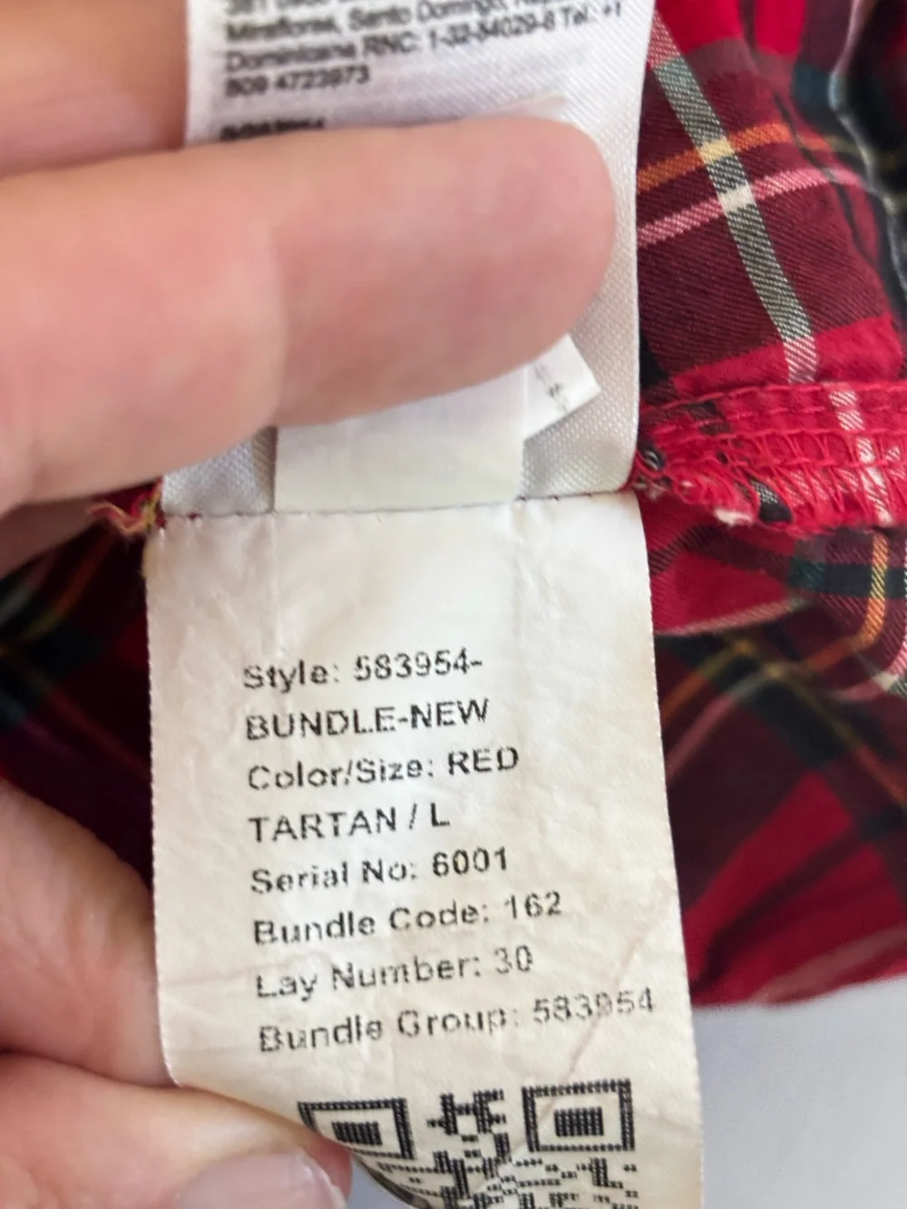 Old Navy Red Tartan Plaid Puff Sleeve Smocked Peplum Top Size L Cottagecore